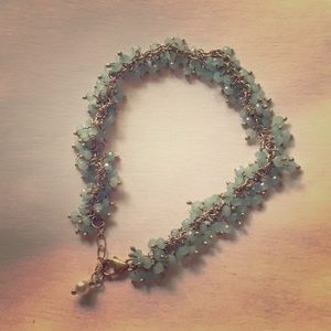 Beautiful turquoise stone bracelet